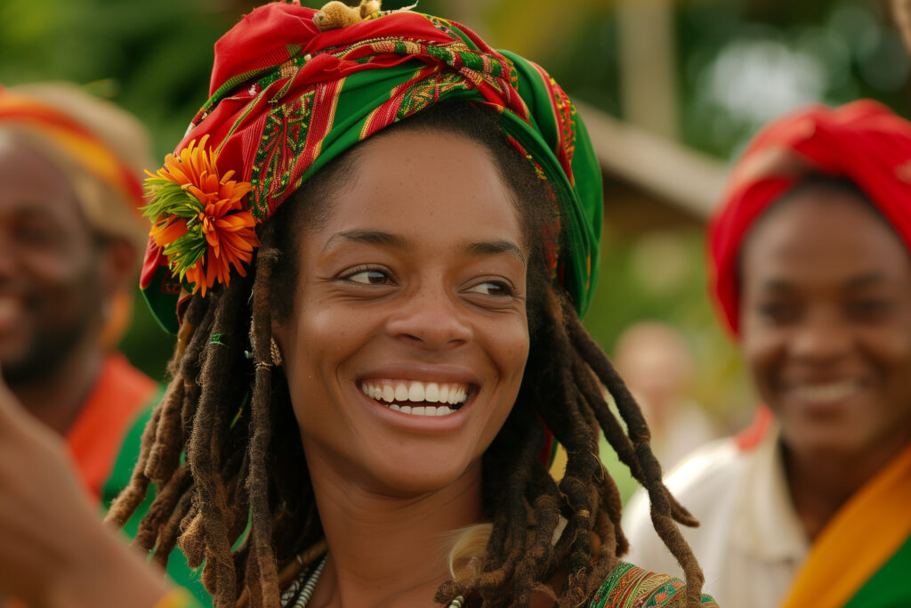 Synonyms for born and raised: image of a smiling native woman